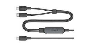 ANKER 2 IN 1 USB C TO USB C 140W 6FT CABLE BLACK A8895H12