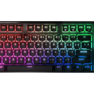 SteelSeries Apex 9 TKL Gaming Keyboard Black (64847) - Mechanical Switches, RGB Illumination, Customizable Keys