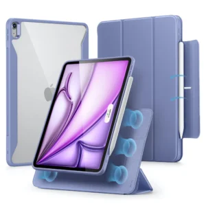 ESR REBOUND SERIES MAGNETIC CASE COMPATIBLE WITH IPAD AIR 13INCH 2024 PRO 12.9 6TH-5TH-4TH GEN LAVENDER