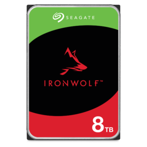 SEAGATE IRONWOLF NAS 8TB 7200RPM SATA 6.0 GB/S 256MB HARD DRIVE ST8000VN004