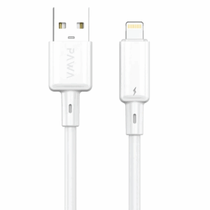PAWA LITE 3A USB A TO MICRO QUICK CHARGING PVC CABLE 1.2M PW122 WHITE PW-BDC312AM-WH
