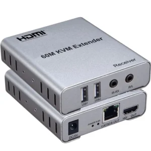 HDMI 60M KVM Extender with Audio – High-Performance Remote Control Solution