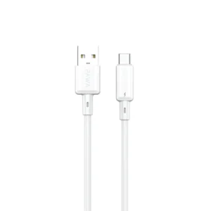 PAWA 3A USB A TO TYPE C QUICK CHARGING PVC CABLE 1.2M PW122 WHITE PW-BDC312AT-WH