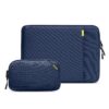 Protect your tech in style with the TOMTOC Defender-A13 Laptop Sleeve Kit in Navy Blue, model A13F2BV
