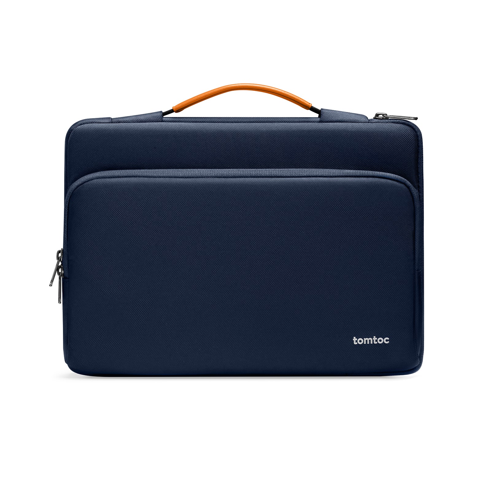 Protect your tech in style with the TOMTOC Defender A14 13.5-14 Inch Laptop Brief Case in Navy Blue.