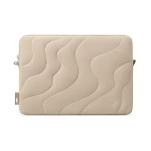 Protect your laptop in sustainable style with the TOMTOC TERRA A27 14-Inch Laptop Sleeve in Natural Sand.