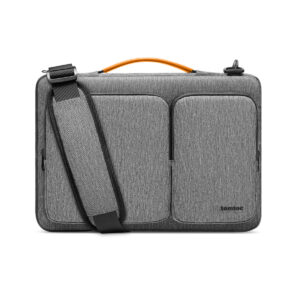TOMTOC DEFENDER A42 LAPTOP BRIEF CASE 13.5 INCH GRAY A42D3G3