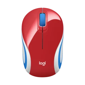 LOGITECH MOUSE W/L M187 MINI RED 910-002732