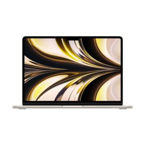 APPLE MACBOOK AIR 13 INCH M2 CHIP 8 CORE CPU 8 CORE GPU 16GB 256GB STARLIGHT ARABIC MC7W4