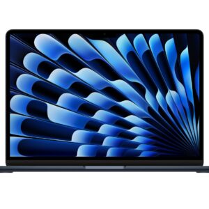 APPLE MAC BOOK AIR 13 INCH M3 CHIP 8 CORE CPU AND 8-CORE GPU, 8GB, 256GB SSD ARABIC MIDNIGHT MRXV3
