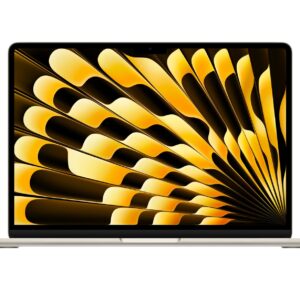 APPLE MACBOOK AIR 13 INCH M3 CHIP 8 CORE CPU 8 CORE GPU 8GB 256GB STARLIGHT ARABIC MRXT3