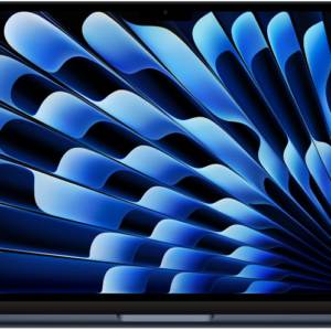 APPLE MACBOOK AIR 13 INCH M3 CHIP WITH 8 CORE CPU 10 CORE GPU 24GB 512GB SSD MIDNIGHT ARBIC MC8Q4