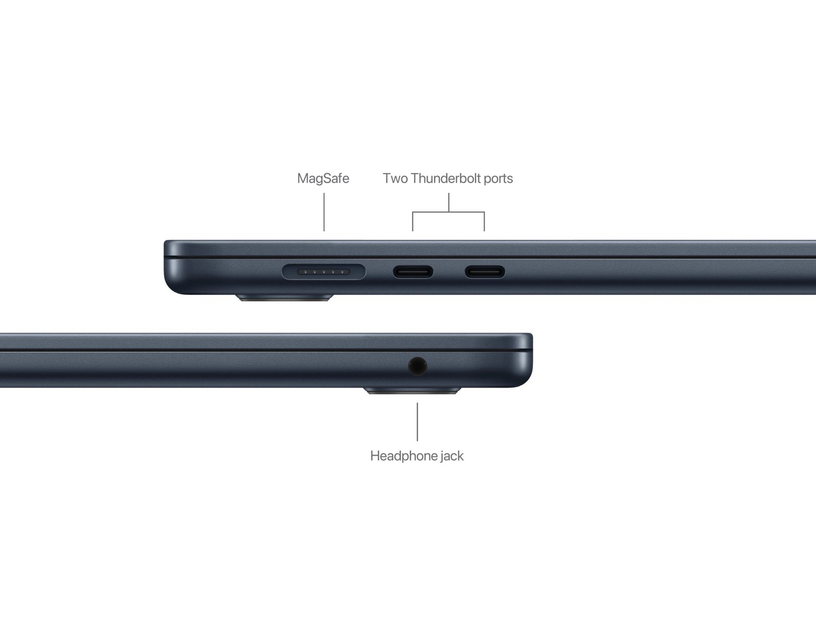 Apple MacBook Air 15 inch M3 Chip, 8 Core CPU, 10 Core GPU, 8GB RAM, 512GB Storage, Midnight (Arabic) MRYV3 - Image 4