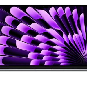 Apple MacBook Air 15-Inch M3 Chip, 8-Core CPU, 10-Core GPU, 16GB RAM, 512GB SSD - Space Gray, Arabic Keyboard Layout - Model MXD13