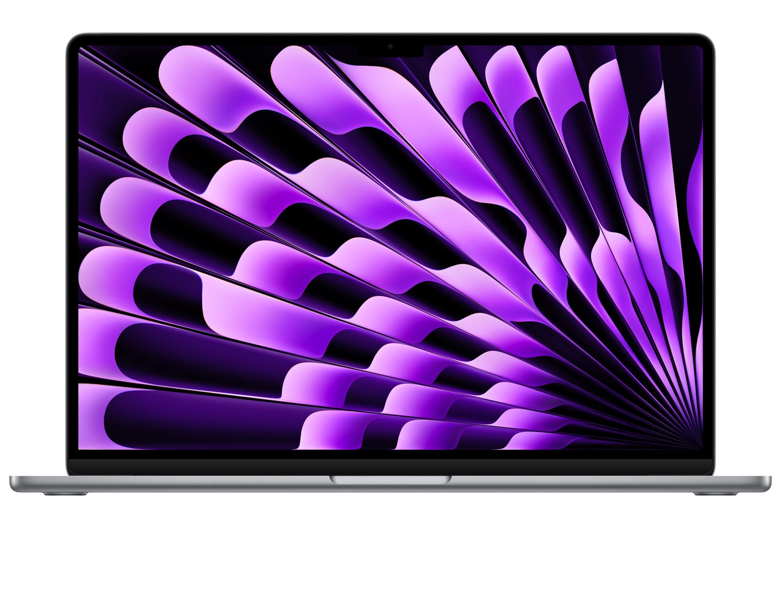 Apple MacBook Air 15-Inch M3 Chip, 8-Core CPU, 10-Core GPU, 16GB RAM, 512GB SSD - Space Gray, Arabic Keyboard Layout - Model MXD13