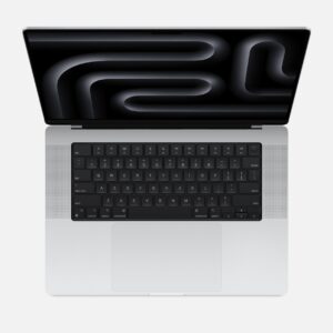 APPLE MACBOOK PRO 16 INCH M3 PRO CHIP 12 CORE CPU 18 CORE GPU 18GB 512GB SILVER ARABIC MRW43