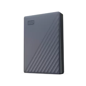 Introducing the WD My Passport 4TB Portable Hard Drive in sleek Gray