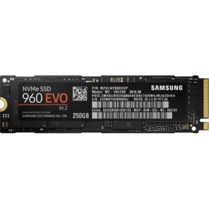 SAMSUNG SSD 960 EVO NVME M.2 250GB MZ-V6E250BW