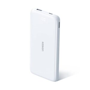 UGREEN 10000MAH TWO WAY FAST CHARGING POWER BANK 20W WHITE 80700
