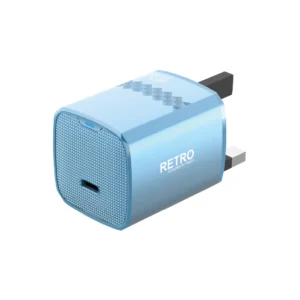 PAWA RETRO PD35W ONLY PD PORT UK CHARGER BLUE TITANIUM PW-TCRT35UK-BLTT