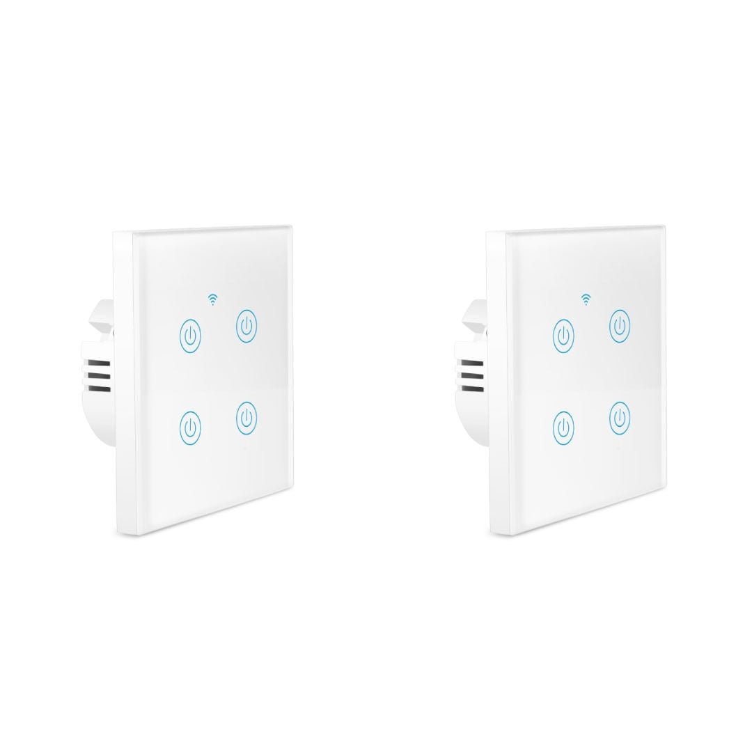 BLUPEBBLE HOM SMART WALL SWITCH 4 GANG HM-SMT4WALLSWITCH-WH - Image 2