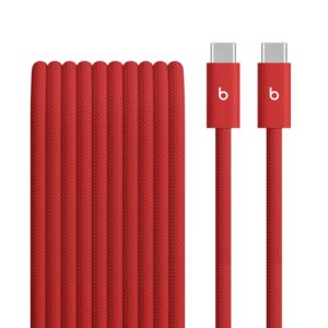 BEATS USB-C TO USB-C 240W LONG WOVEN CABLE 3M RAPID RED MHX94