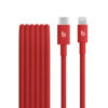 Beats USB C to Lightning Cable, USB-C to Lightning, Beats Cable 1.5M, Rapid Red Lightning Cable