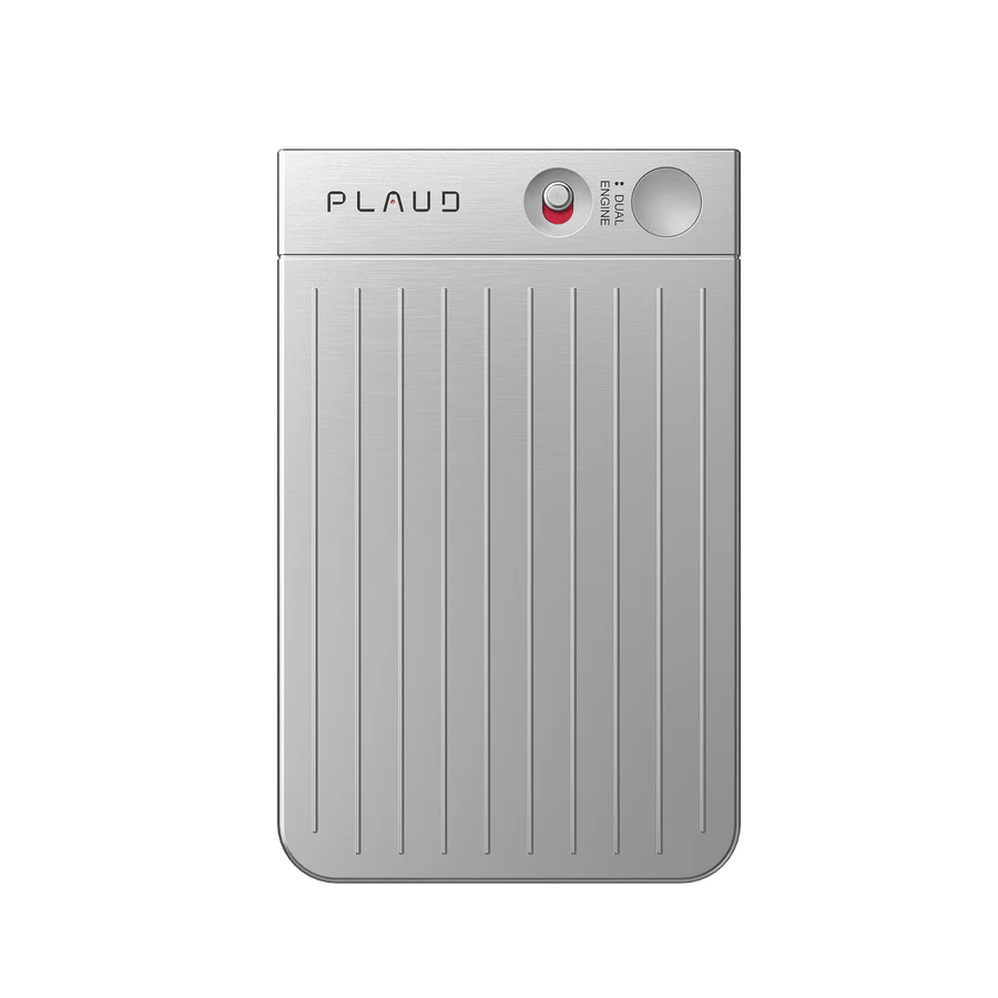 Maximize your efficiency and simplify your workflow with the PLAUD NOTE NB-100 AI Voice Recorder in elegant Silver.