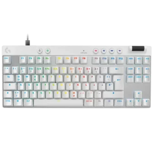 LOGITECH PRO X TKL RAPID GAMING KEYBOARD WHITE 920-013242