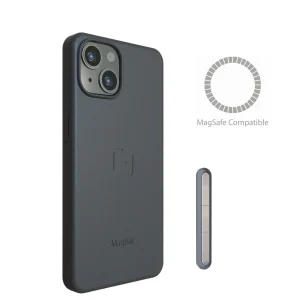 MAGBAK IPHONE 14 WITH 1 MAGSTICKS CASE GRAY MBC14-DGS1