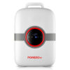 Experience compact cooling efficiency with the POWERO PLUS Dual Core Mini Refrigerator