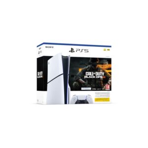 Unlock a new era of next-gen gaming with the Sony PlayStation 5 Console bundled with Call of Duty: Black Ops 6 (CD Version).