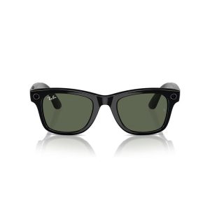 RAYBAN META HEADLINER F SHINY BLACK L G15 GREEN RW4009