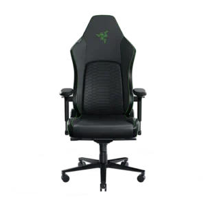 RAZER ERGONOMIC GAMING CHAIR WITH BREATHABLE COMFORT ISKUR V2 NEWGEN BLACK GREEN RZ38-04900700-R3G1