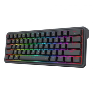 REDRAGON IRONGUARD 61 KEYS WIRED GAMING KEYBOARD BLACK K722-RGB