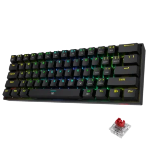 REDRAGON DRAGONBORN WIRED 61 KEY MECHANICAL KEYBOARD RED K630RGB