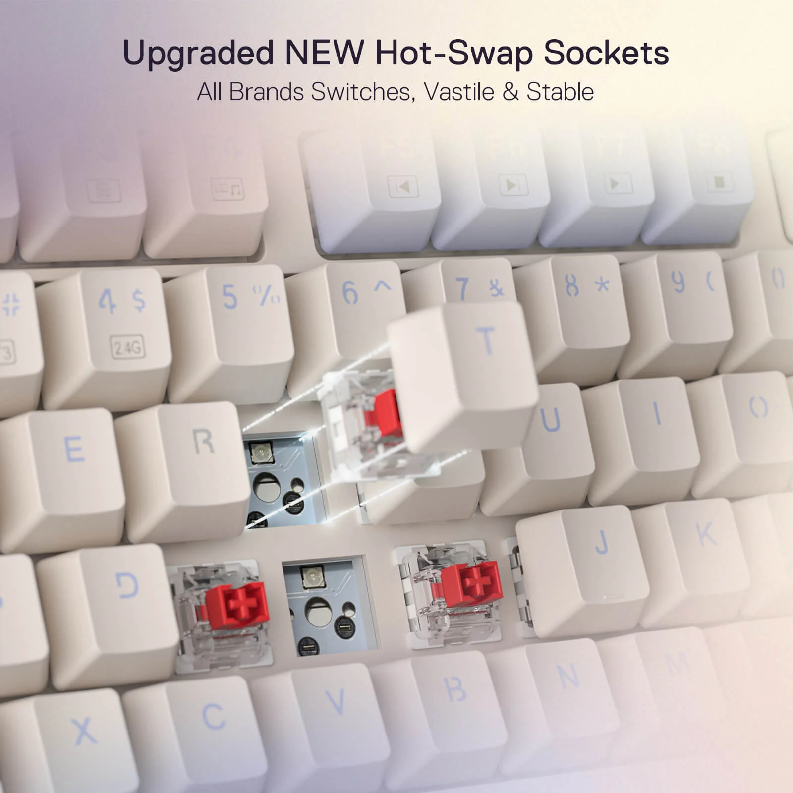 Redragon Ucal Pro Wired Gaming Keyboard (K673CPG-RGB-Pro) - Precision Performance with RGB Lighting - Image 13