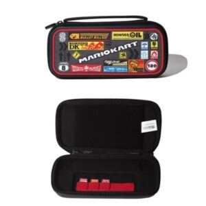 Take your Nintendo Switch gaming setup to the next level with the sleek and protective Mario Kart Case in classic black.
