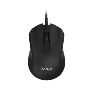PAWA SLEEK WIRED MOUSE 1200DPI BLACK PW-MWN2TC20-BK