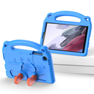 Give your Samsung Tab A9 or A7 Lite a fun and durable makeover with the DUXDUCIS Panda Case in Blue (model Panda-0070).