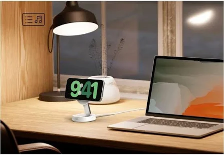 BELKIN BOOST CHARGE PRO 15W CONVERTIBLE MAGNETIC CHARGING STAND WHITE WIA008MYWH - Image 9