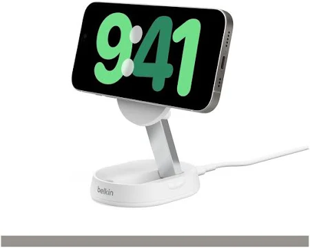 BELKIN BOOST CHARGE PRO 15W CONVERTIBLE MAGNETIC CHARGING STAND WHITE WIA008MYWH - Image 4