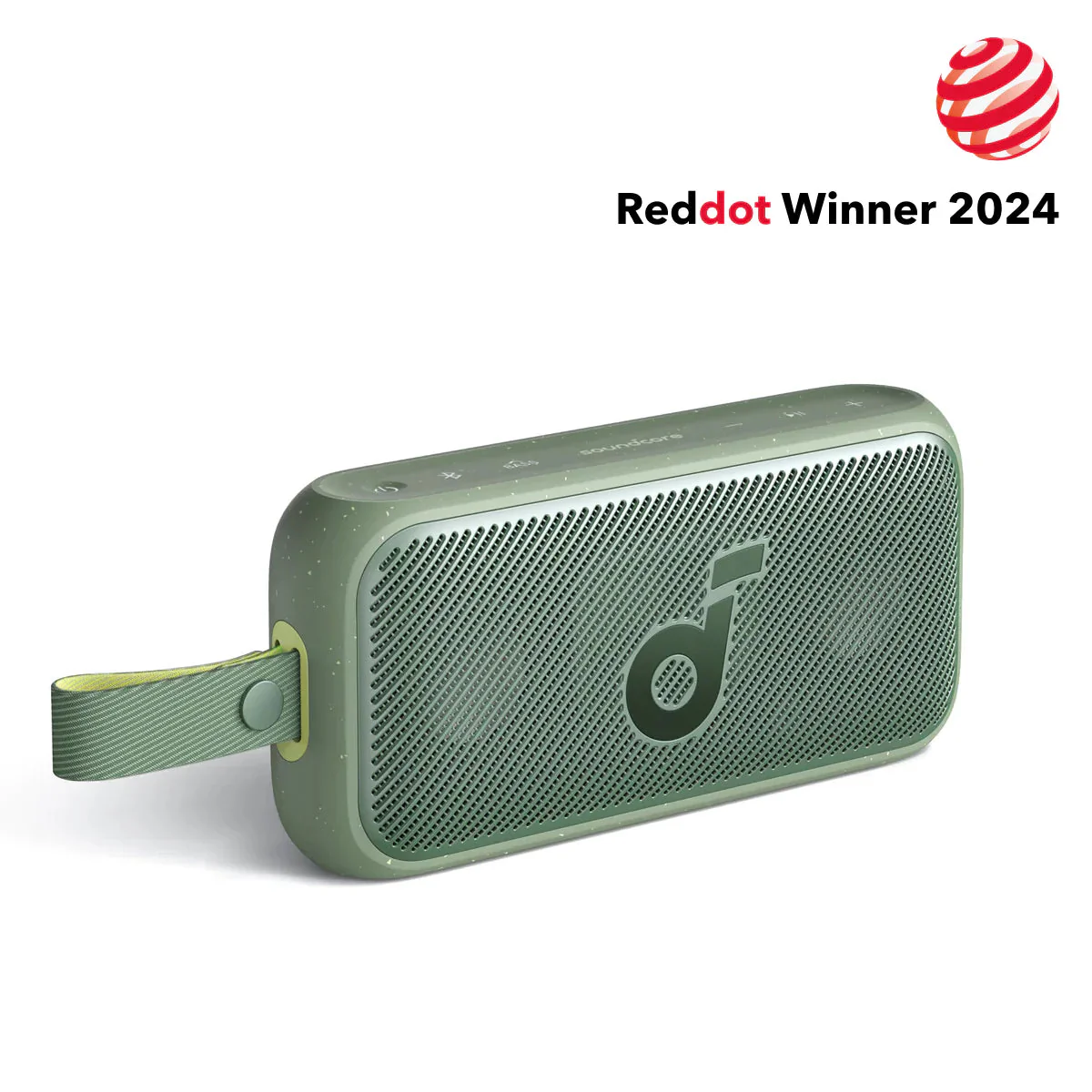Experience rich, immersive audio in a portable form with the Anker Soundcore Motion 300 Speaker (Model A3135051) in a vibrant green finish