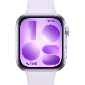 HUAWEI WATCH FIT 5 PURPLE ALUMINUM ALLOY CASE PURPLE FLUOROELASTOMER STRAP NKI-B09 55020HRJ