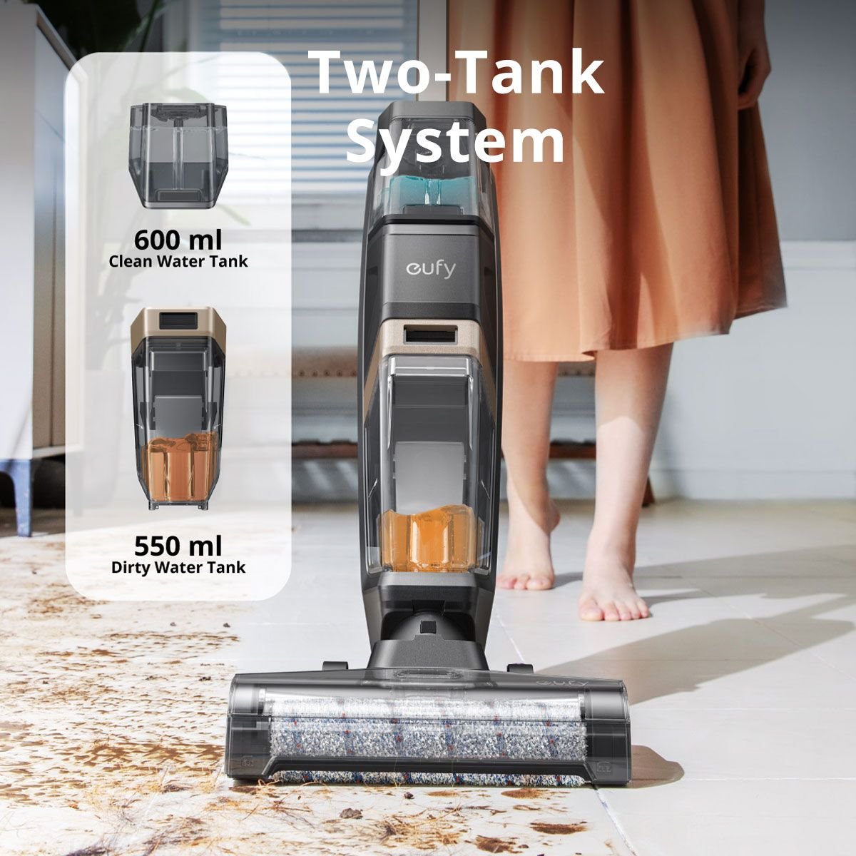 Eufy WetVac W31 Wet and Dry Cordless Vacuum Cleaner T2730211 - Image 2