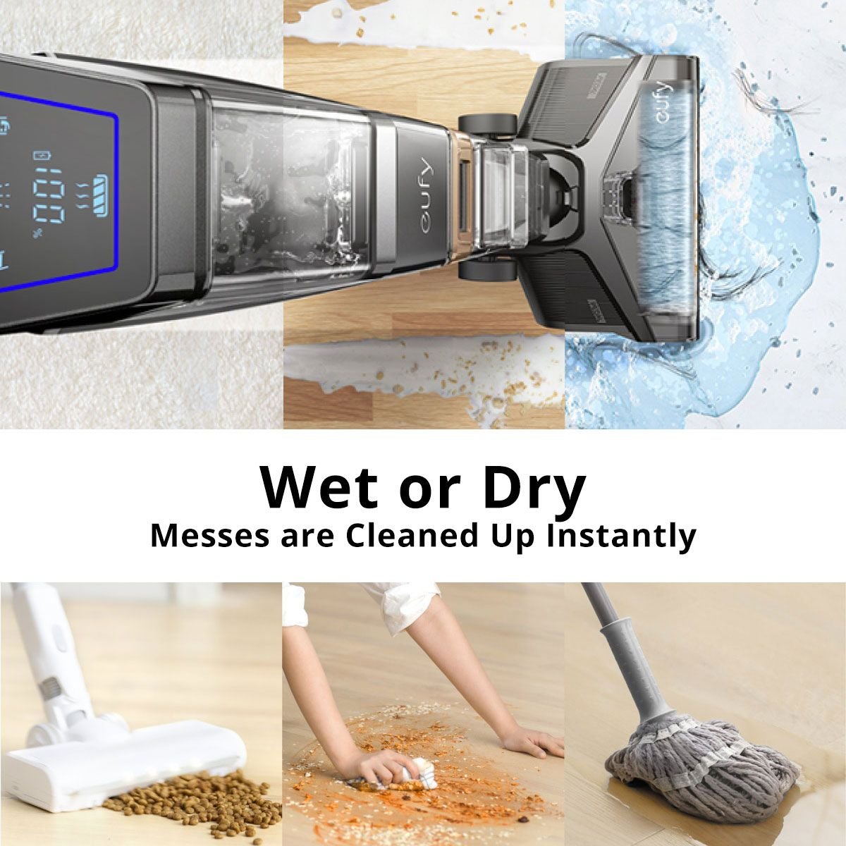 Eufy WetVac W31 Wet and Dry Cordless Vacuum Cleaner T2730211 - Image 5