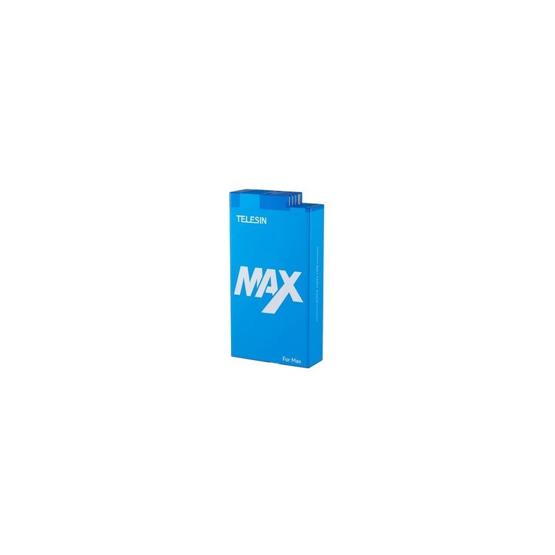 Keep your action camera powered up and ready to go with the TELESIN GoPro Max 1600mAh Battery.