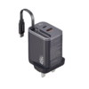Power up smarter and faster with the BLUPEBBLE PowerCore PD45W Dual-Port GaN Fast Charger (BP-PD45GANRC-BK)