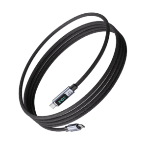 Upgrade your charging game with the BLUPEBBLE POWERFLOW2 240W USB-C to USB-C Cable (BP-PF2USBC1.2BR240W-BK)