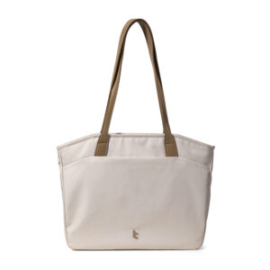 TOMTOC VERSATILE 12 INCH TOTE LAPTOP BAG KHAKI T23M1K1
